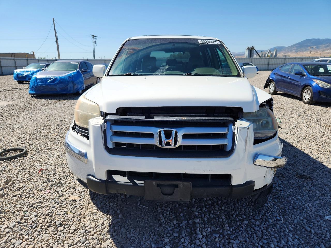 2008 Honda Pilot Exl White vin: 5FNYF28508B007654