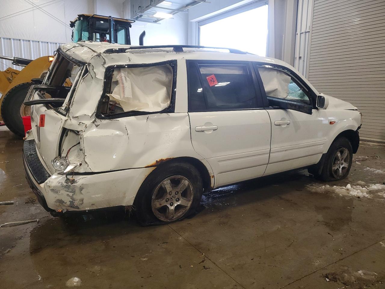 2008 Honda Pilot Exl Белый vin: 5FNYF28508B007671