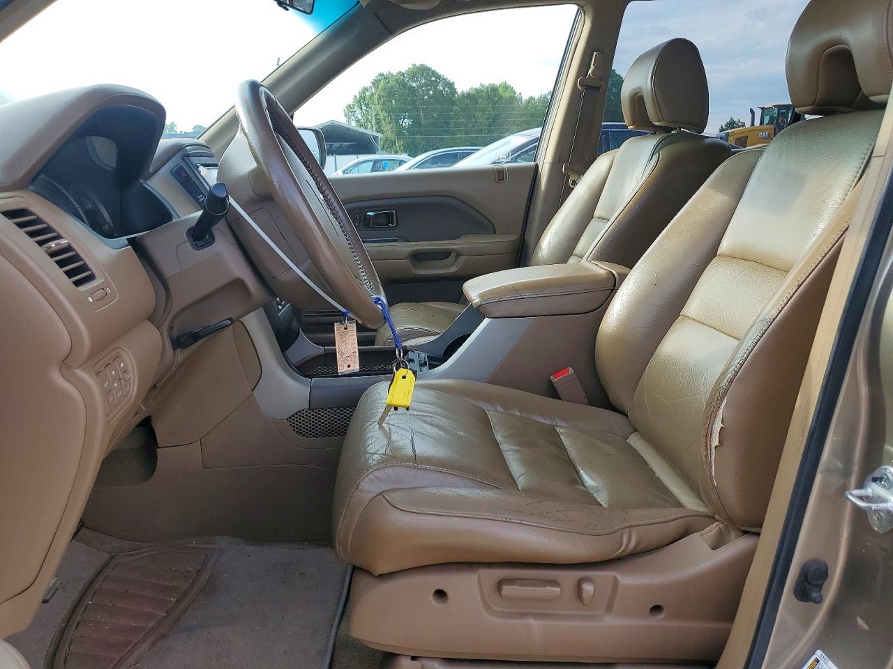 2008 Honda Pilot Exl Beige vin: 5FNYF28508B017424