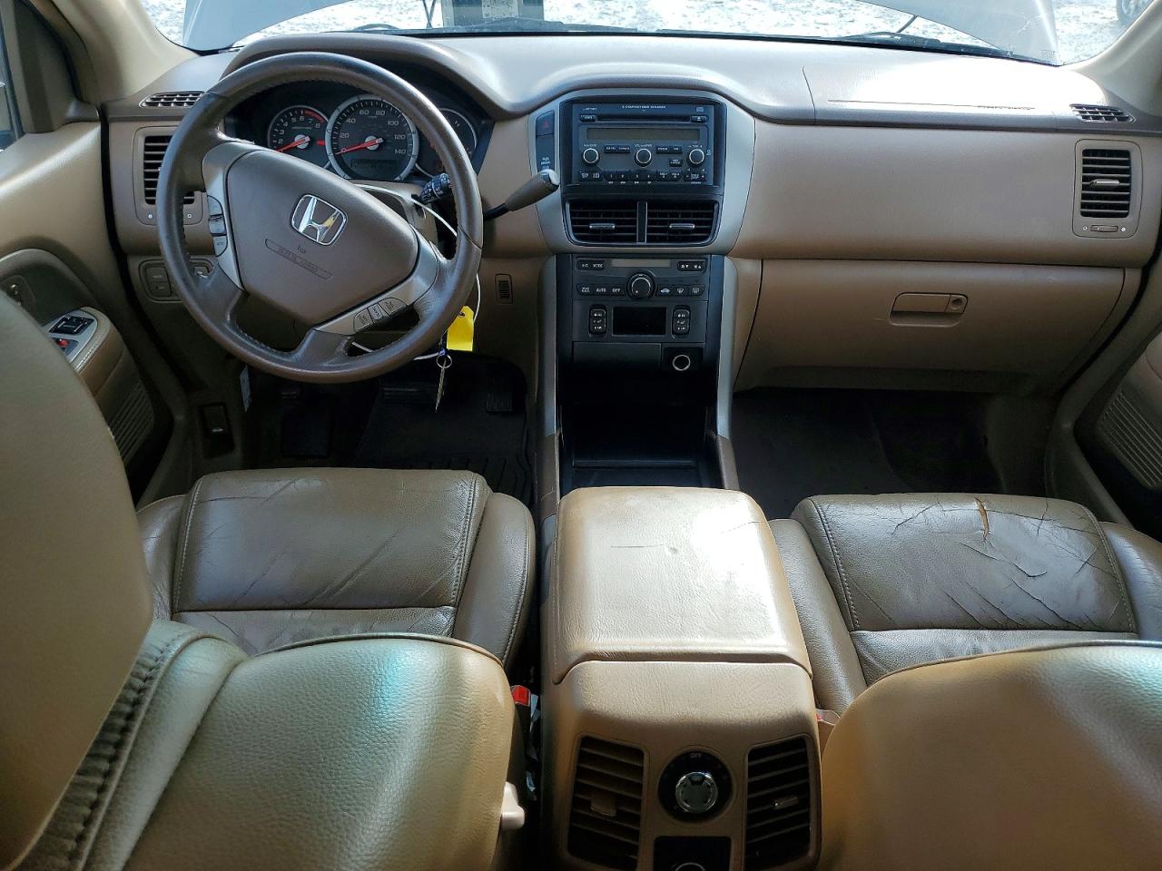 2008 Honda Pilot Exl Beige vin: 5FNYF28508B017424