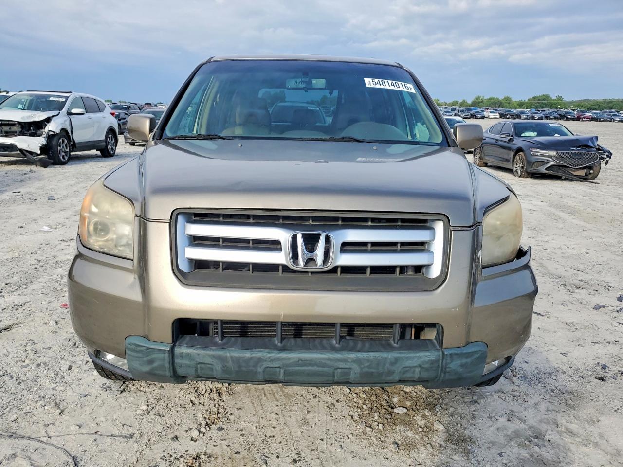 2008 Honda Pilot Exl Beige vin: 5FNYF28508B017424