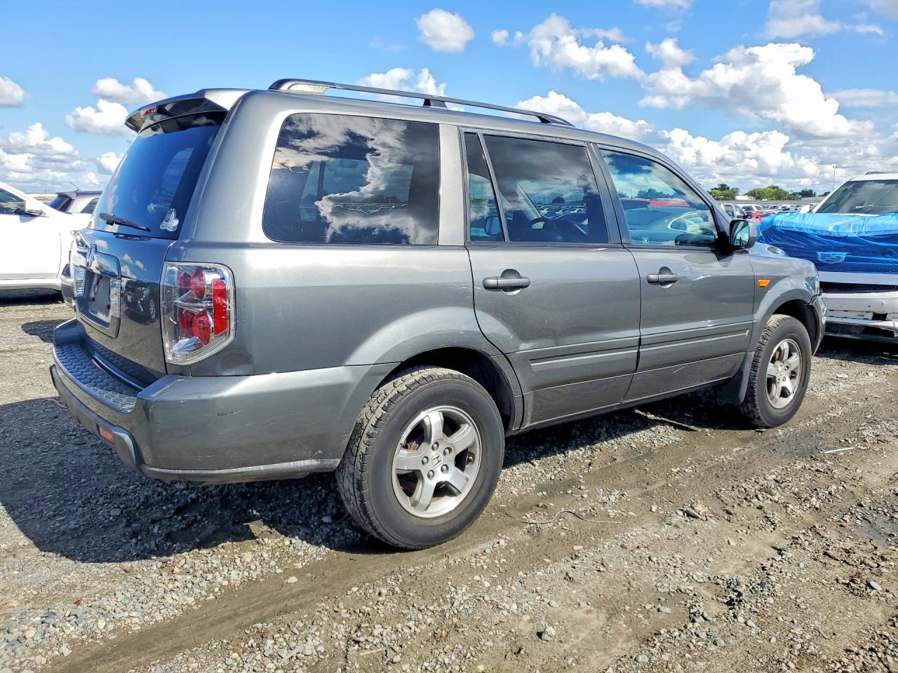 2008 Honda Pilot Exl Gray vin: 5FNYF28508B024793