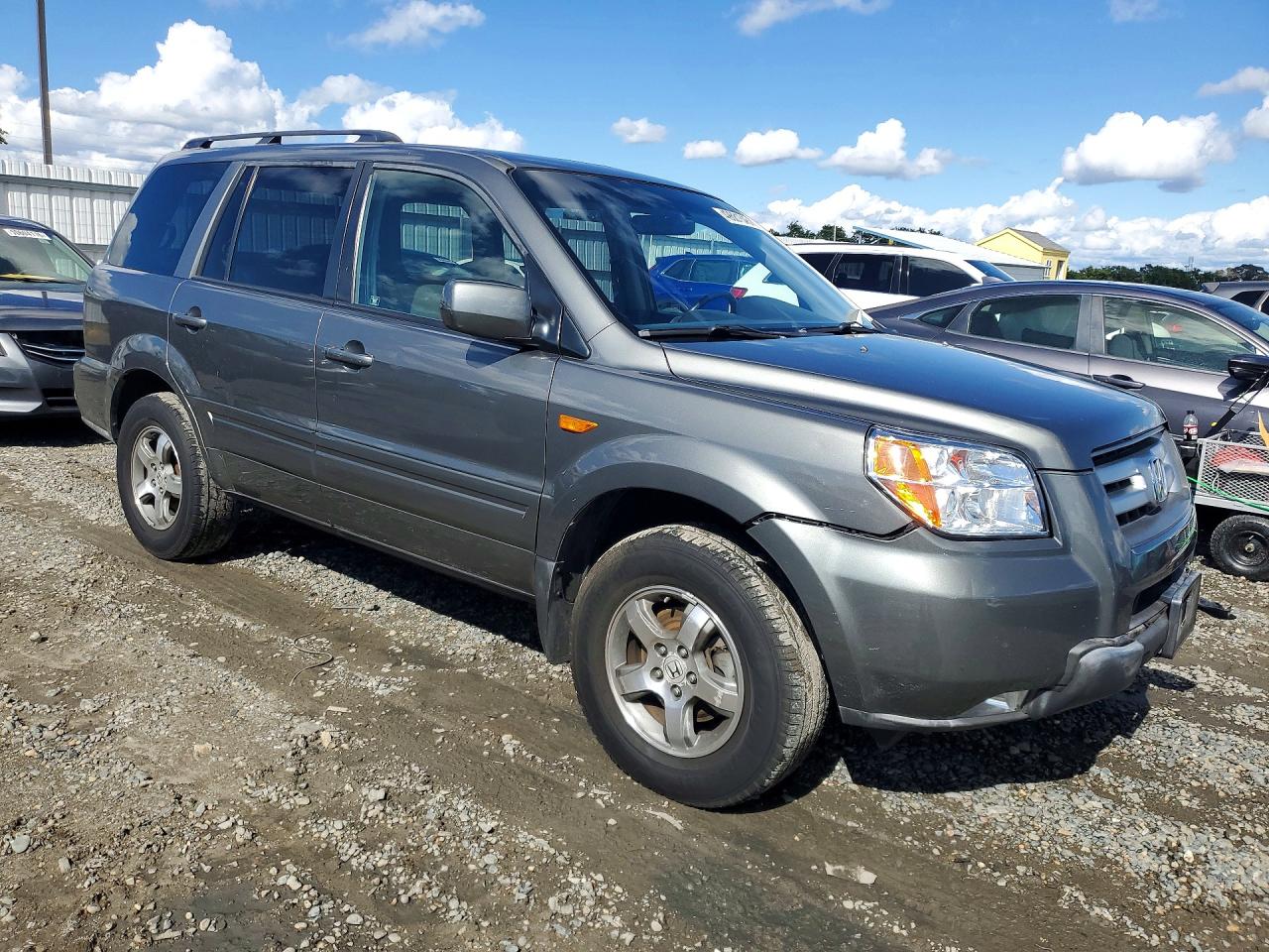 2008 Honda Pilot Exl Gray vin: 5FNYF28508B024793