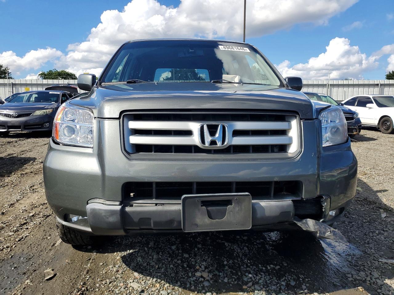 2008 Honda Pilot Exl Gray vin: 5FNYF28508B024793