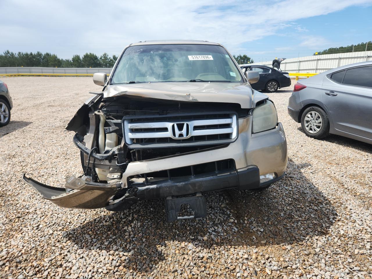 2006 Honda Pilot Ex Tan vin: 5FNYF28516B046041