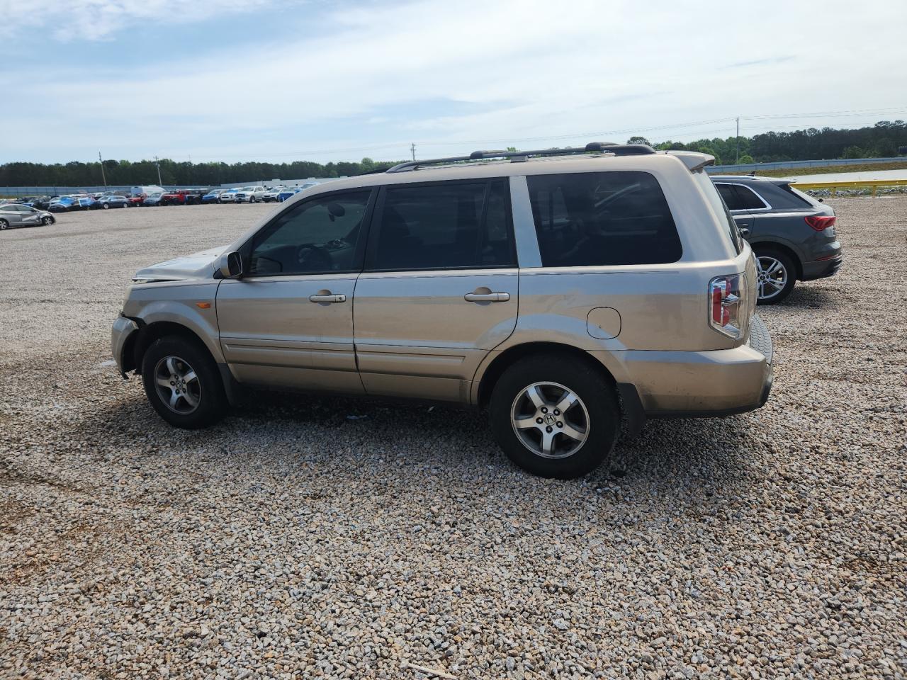 2006 Honda Pilot Ex Tan vin: 5FNYF28516B046041