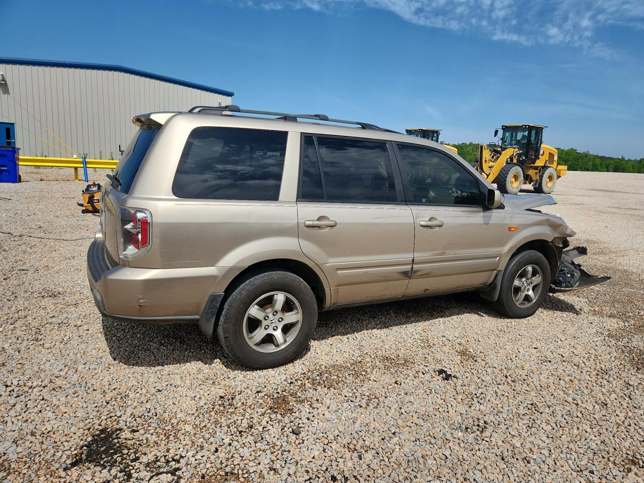 2006 Honda Pilot Ex Tan vin: 5FNYF28516B046041