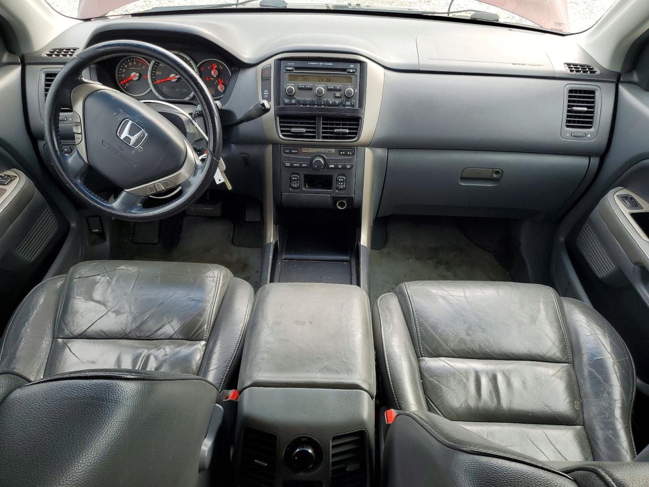 2008 Honda Pilot Exl Maroon vin: 5FNYF28518B011261