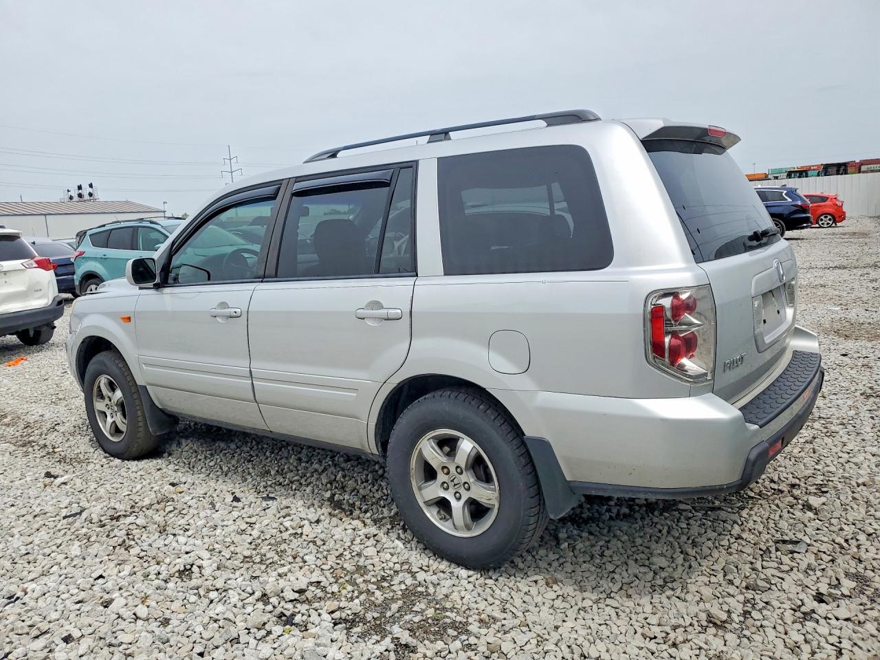2008 Honda Pilot Exl Silver vin: 5FNYF28518B019327