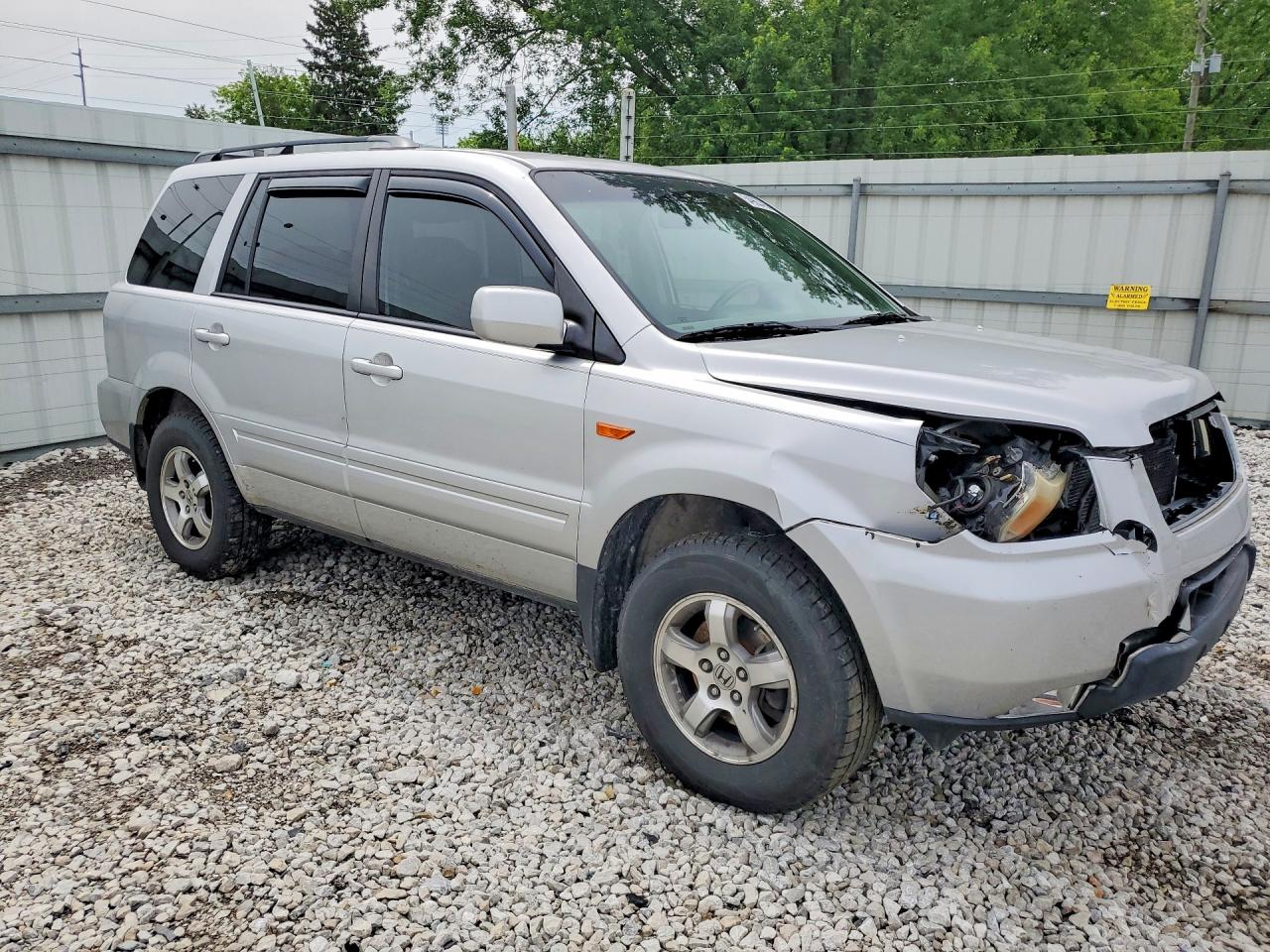 2008 Honda Pilot Exl Silver vin: 5FNYF28518B019327