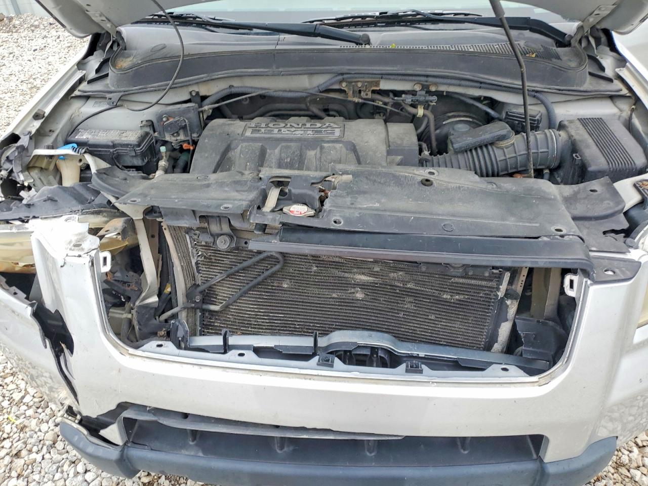 2008 Honda Pilot Exl Silver vin: 5FNYF28518B019327
