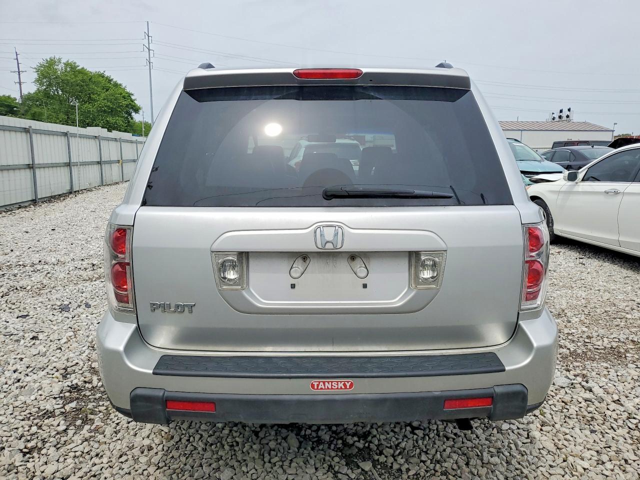 2008 Honda Pilot Exl Silver vin: 5FNYF28518B019327
