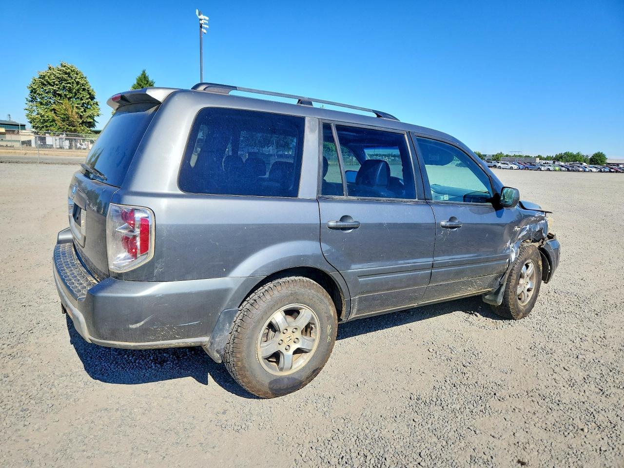 2008 Honda Pilot Exl Gray vin: 5FNYF28518B023524