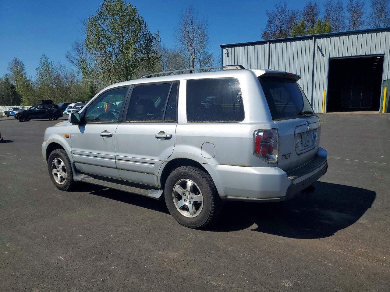 2006 Honda Pilot Silver vin: 5FNYF28526B037896