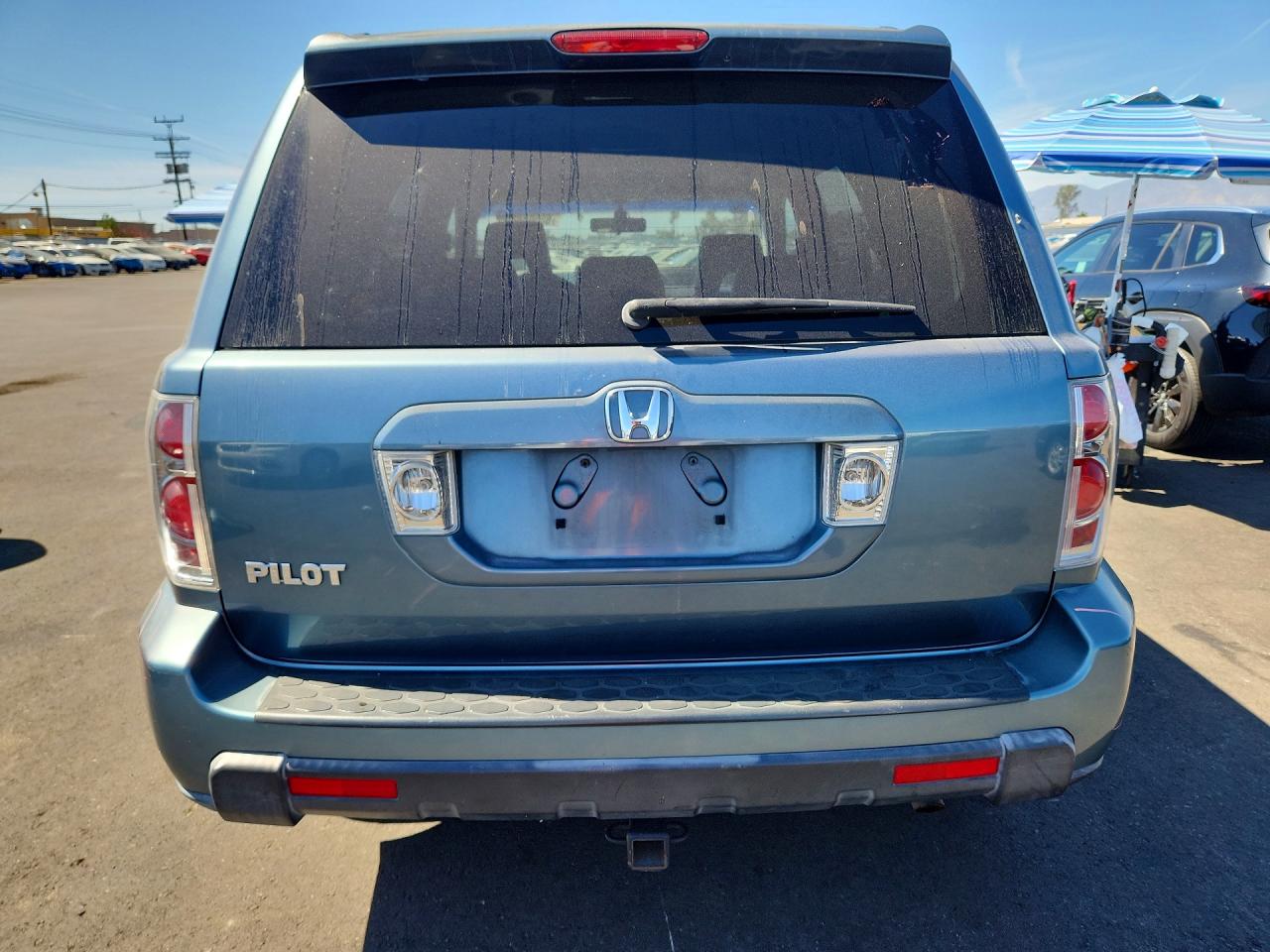 2007 Honda Pilot Exl Blue vin: 5FNYF28527B020159