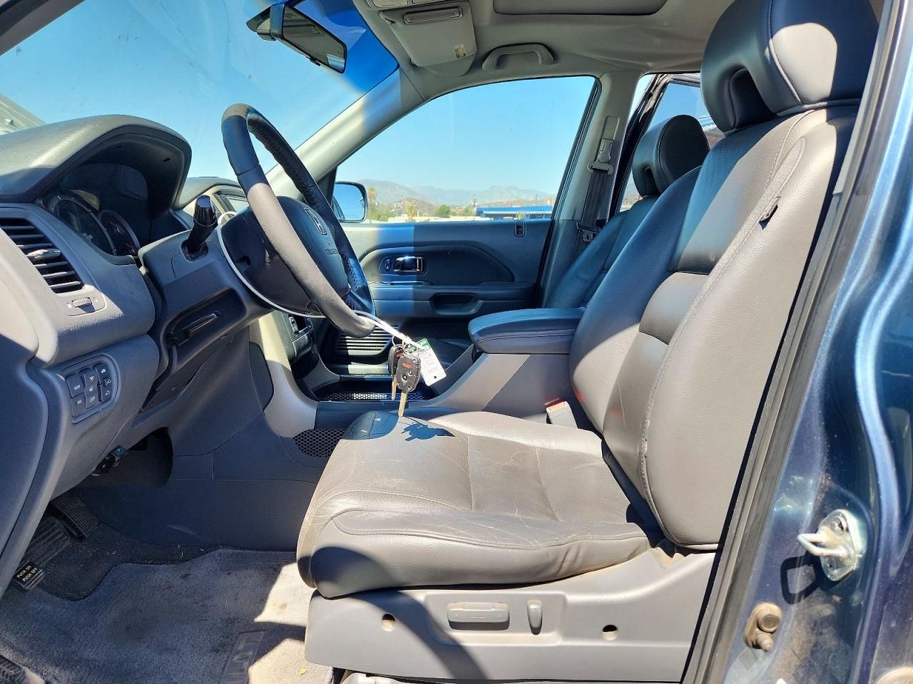 2007 Honda Pilot Exl Blue vin: 5FNYF28527B020159