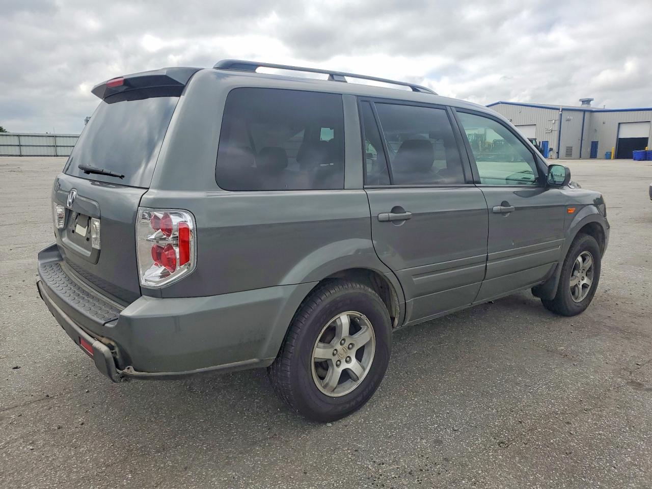 2007 Honda Pilot Exl Gray vin: 5FNYF28527B033221