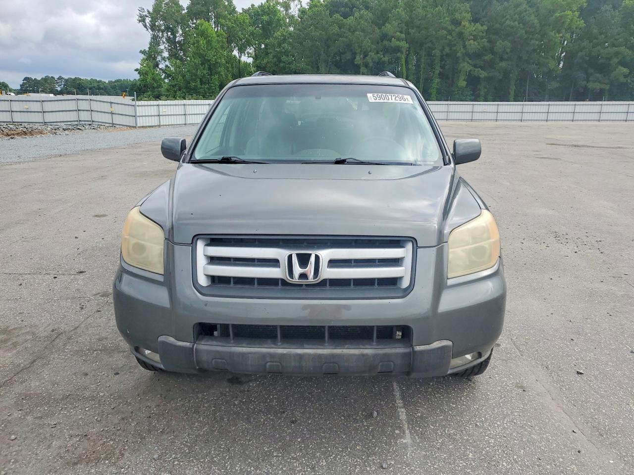 2007 Honda Pilot Exl Gray vin: 5FNYF28527B033221