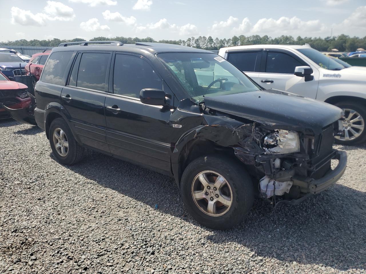 2007 Honda Pilot Exl Black vin: 5FNYF28527B045059