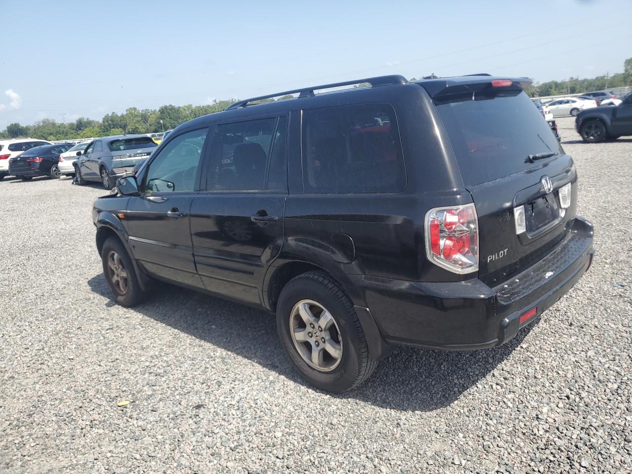 2007 Honda Pilot Exl Black vin: 5FNYF28527B045059