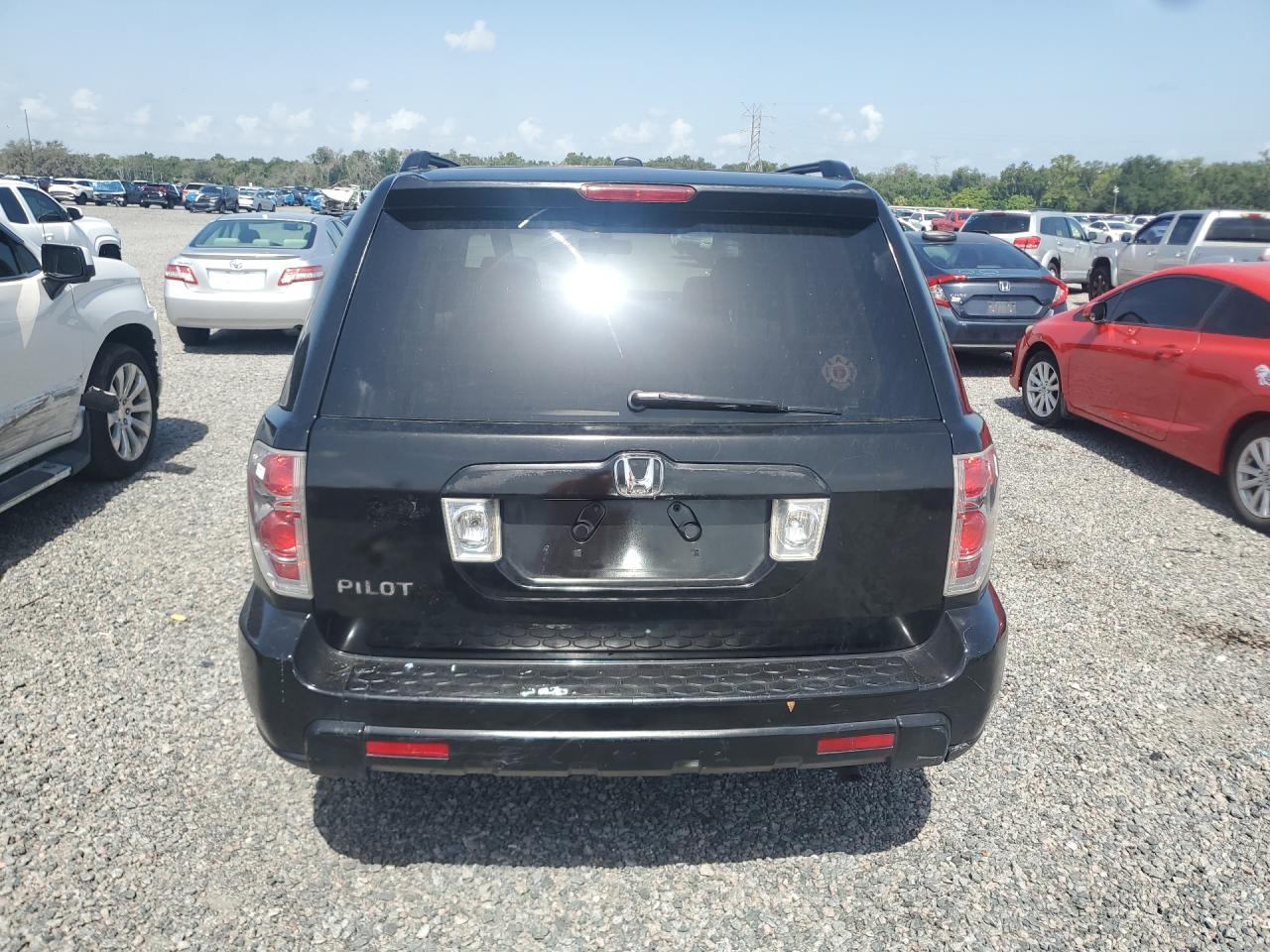 2007 Honda Pilot Exl Black vin: 5FNYF28527B045059