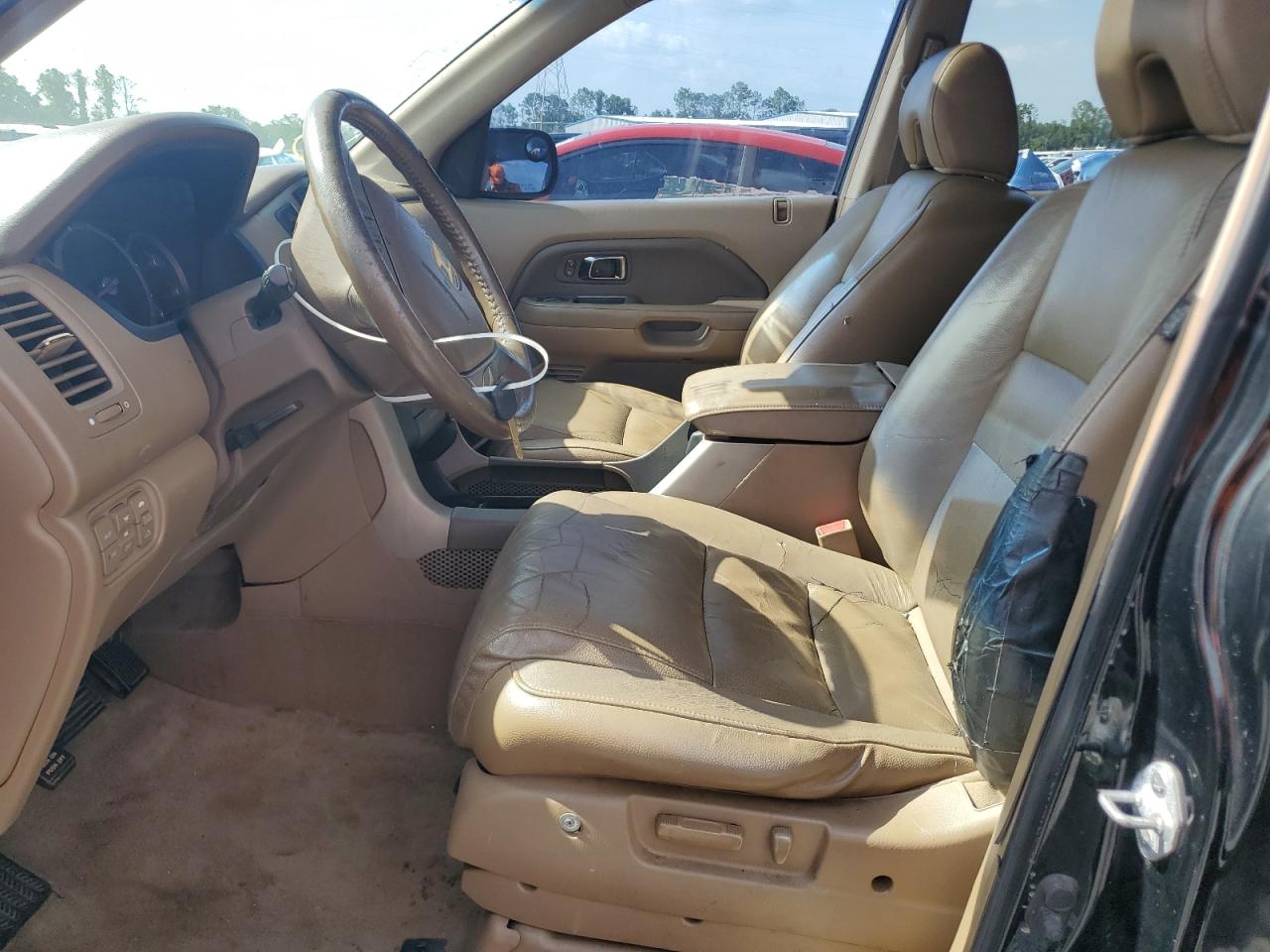 2007 Honda Pilot Exl Black vin: 5FNYF28527B045059