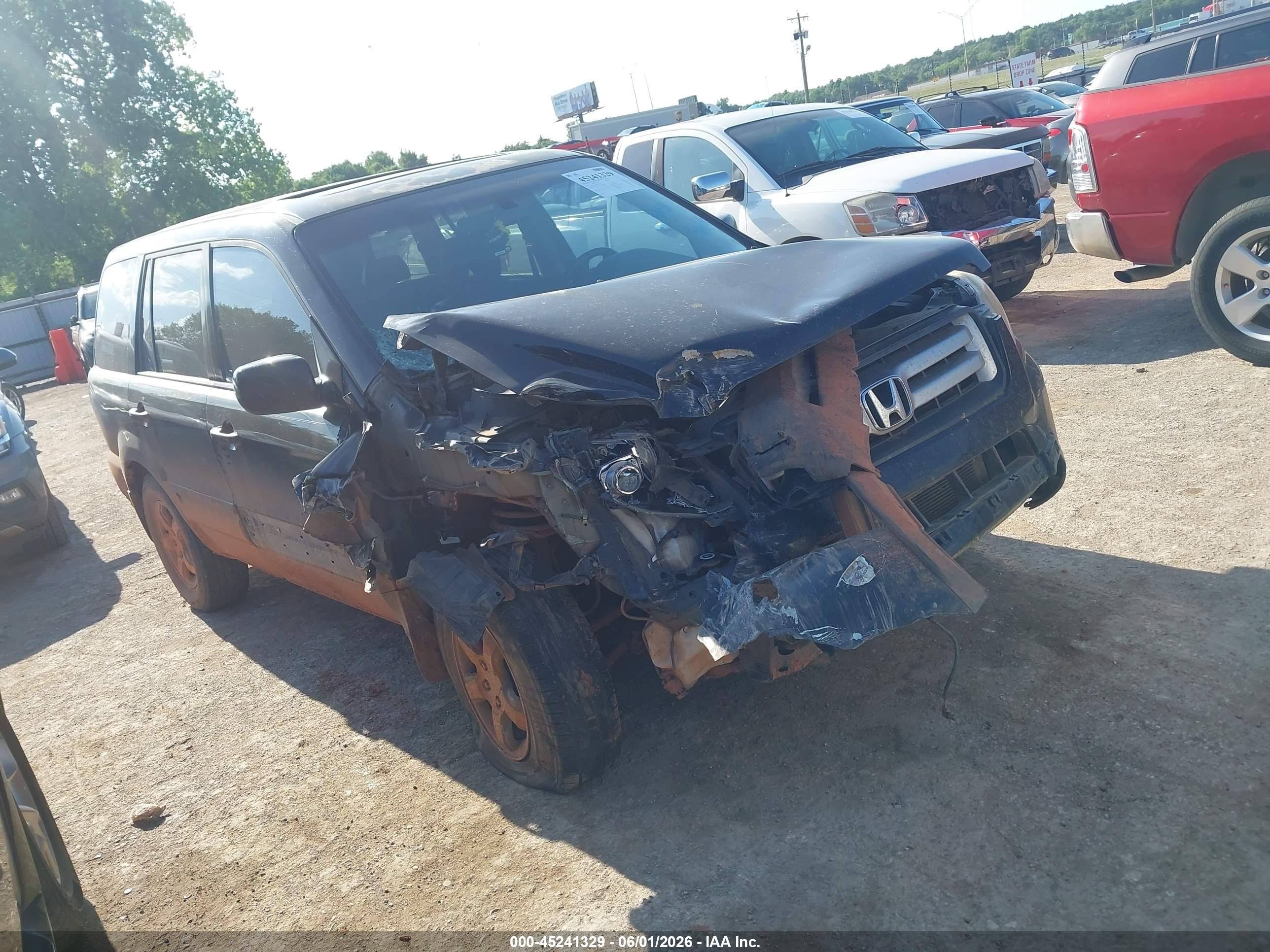 2008 Honda Pilot Ex-l Black vin: 5FNYF28528B025511