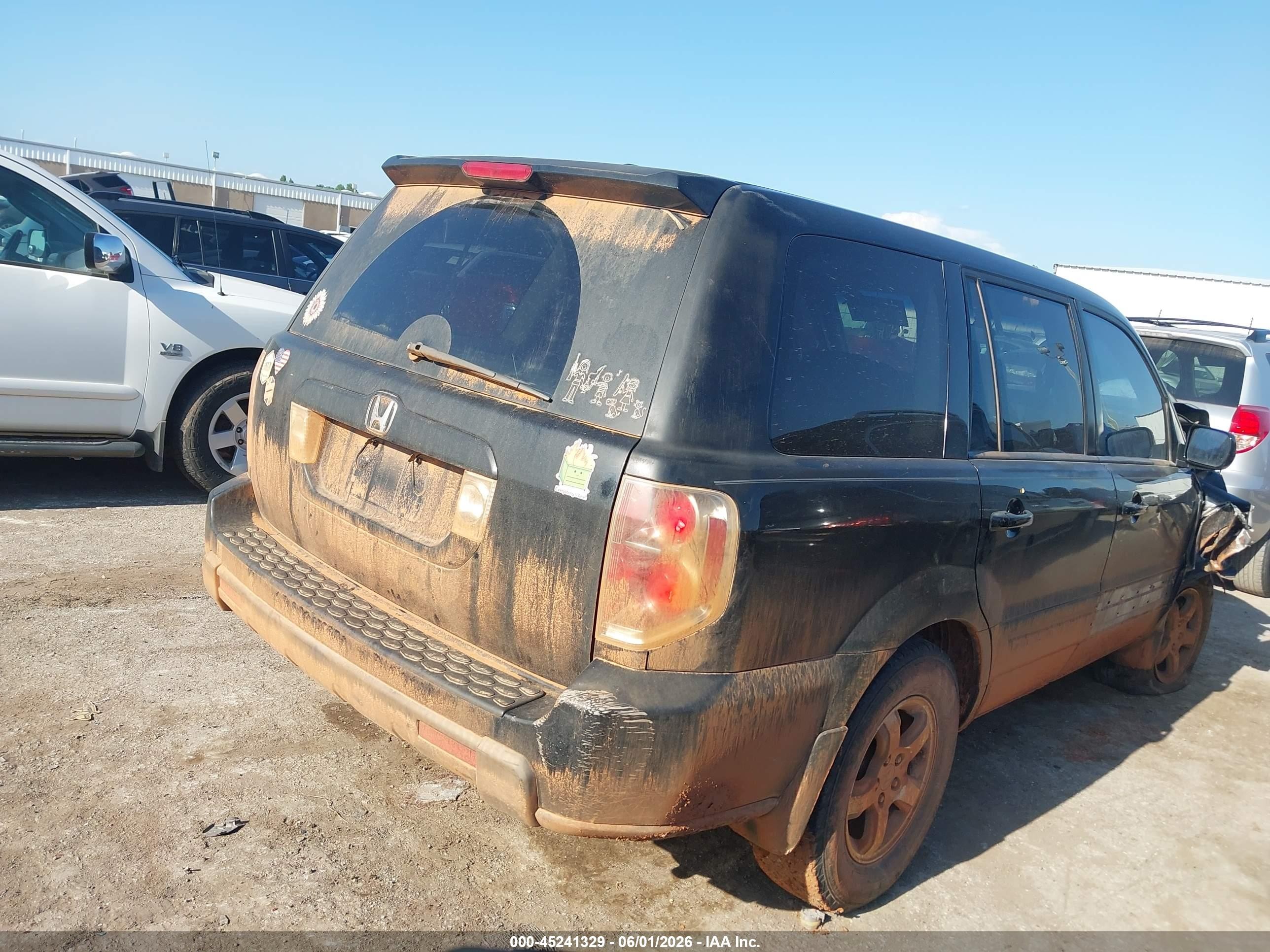 2008 Honda Pilot Ex-l Black vin: 5FNYF28528B025511