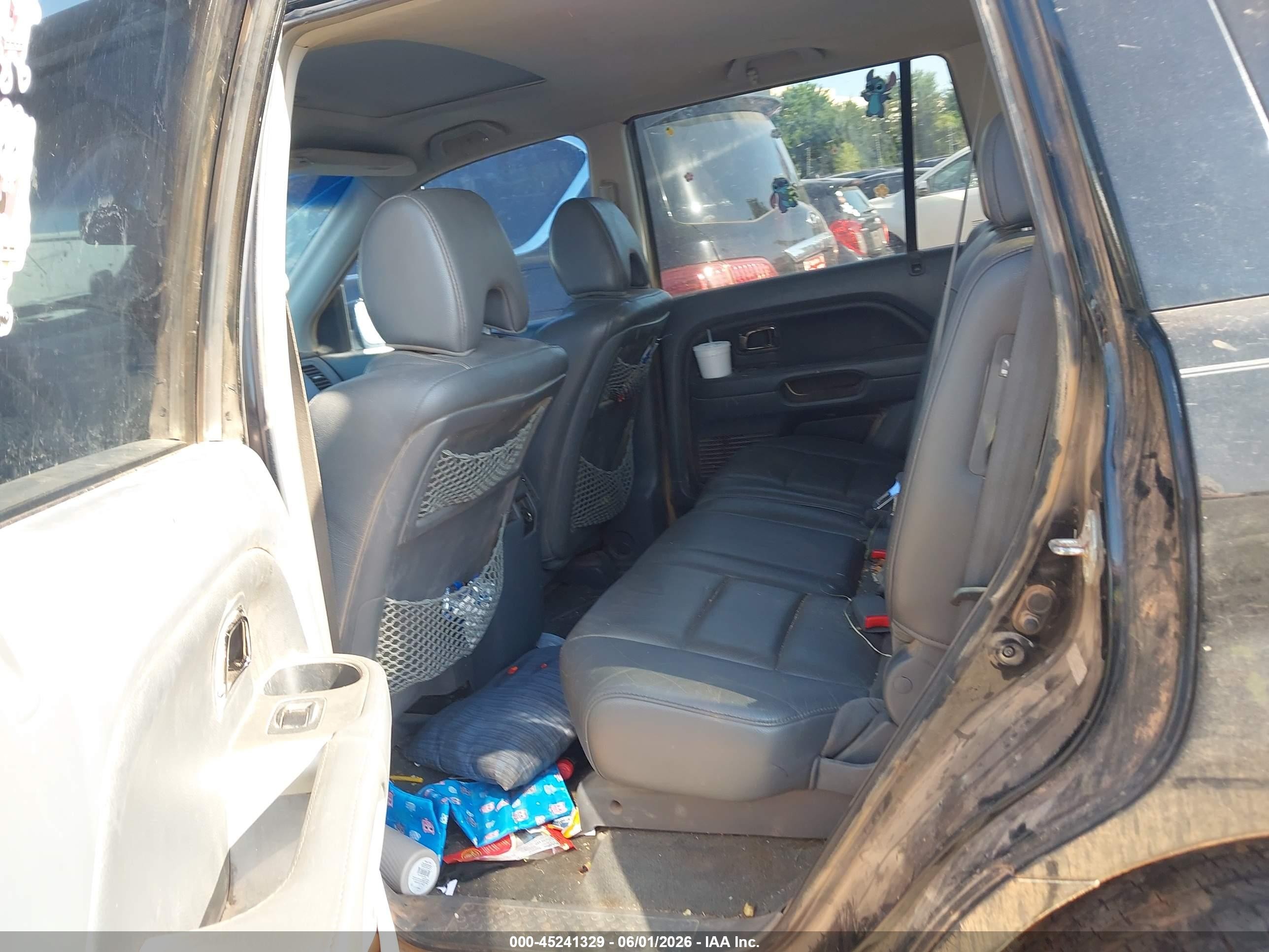 2008 Honda Pilot Ex-l Black vin: 5FNYF28528B025511