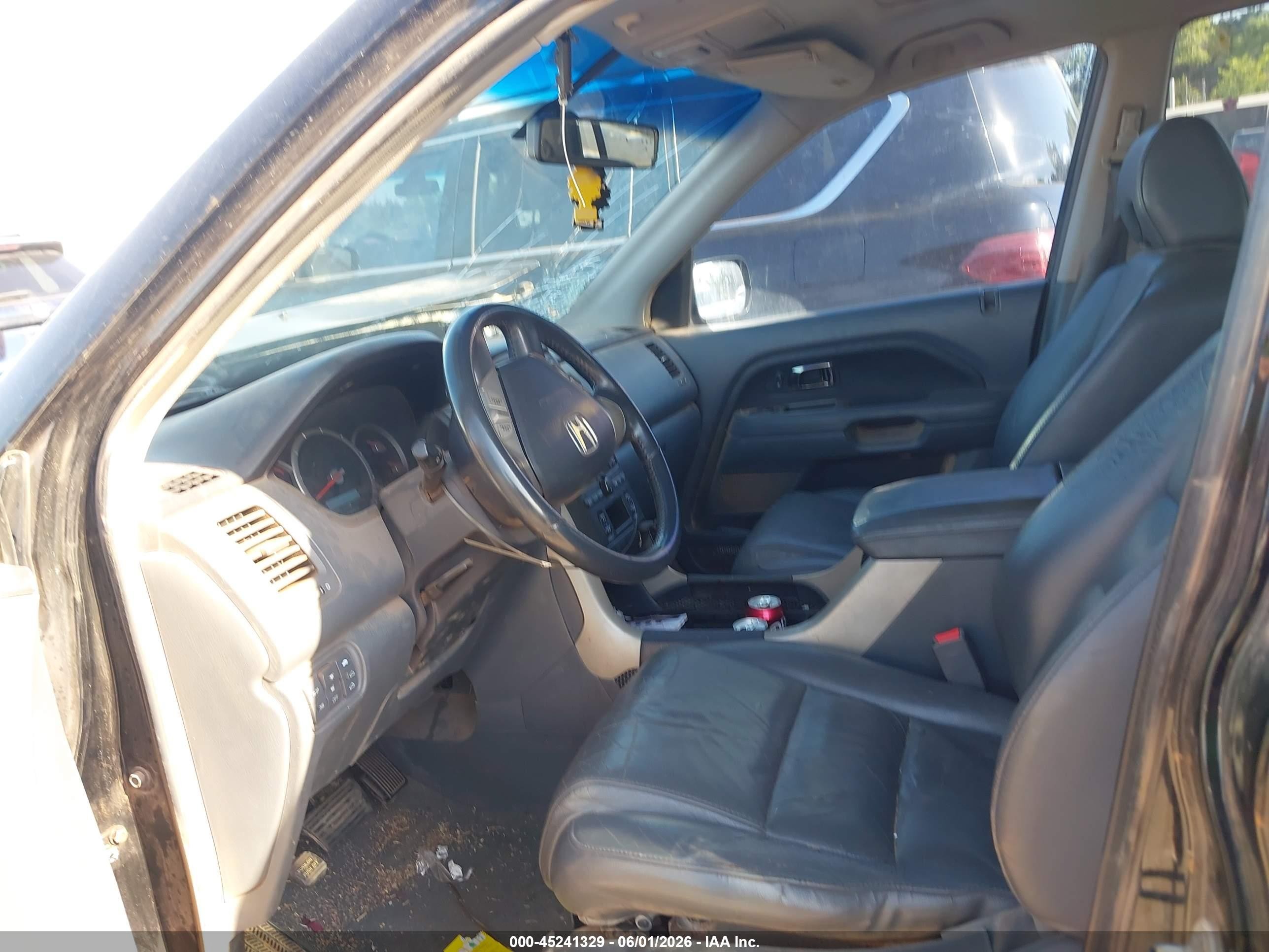 2008 Honda Pilot Ex-l Black vin: 5FNYF28528B025511