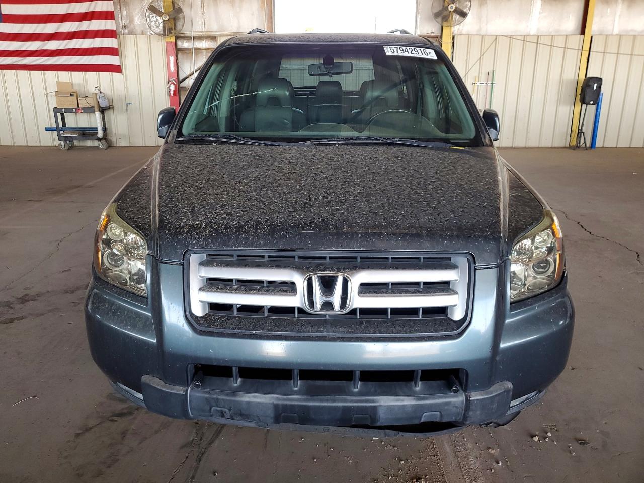 2006 Honda Pilot Ex Charcoal vin: 5FNYF28536B001263
