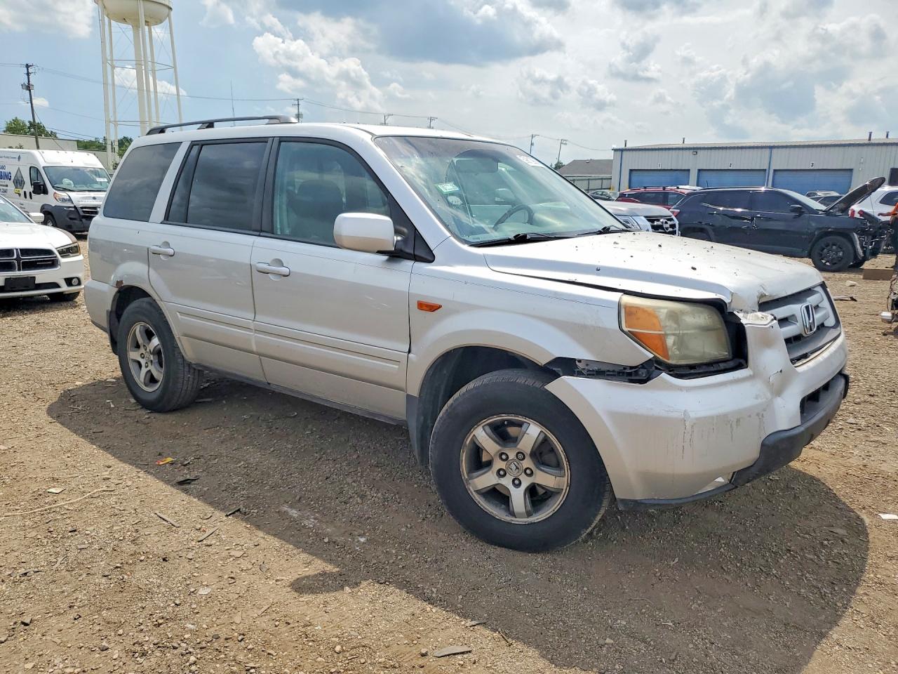 2006 Honda Pilot Ex Silver vin: 5FNYF28546B025992