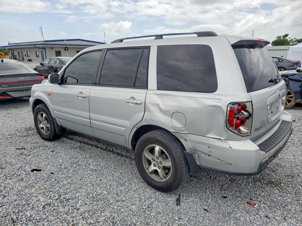 2007 Honda Pilot Exl Silver vin: 5FNYF28547B015447