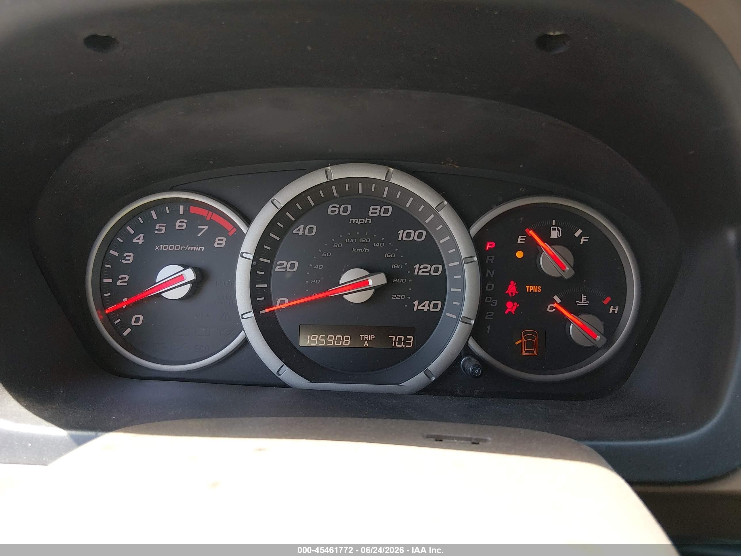 2008 Honda Pilot Ex-l Burgundy vin: 5FNYF28548B010363