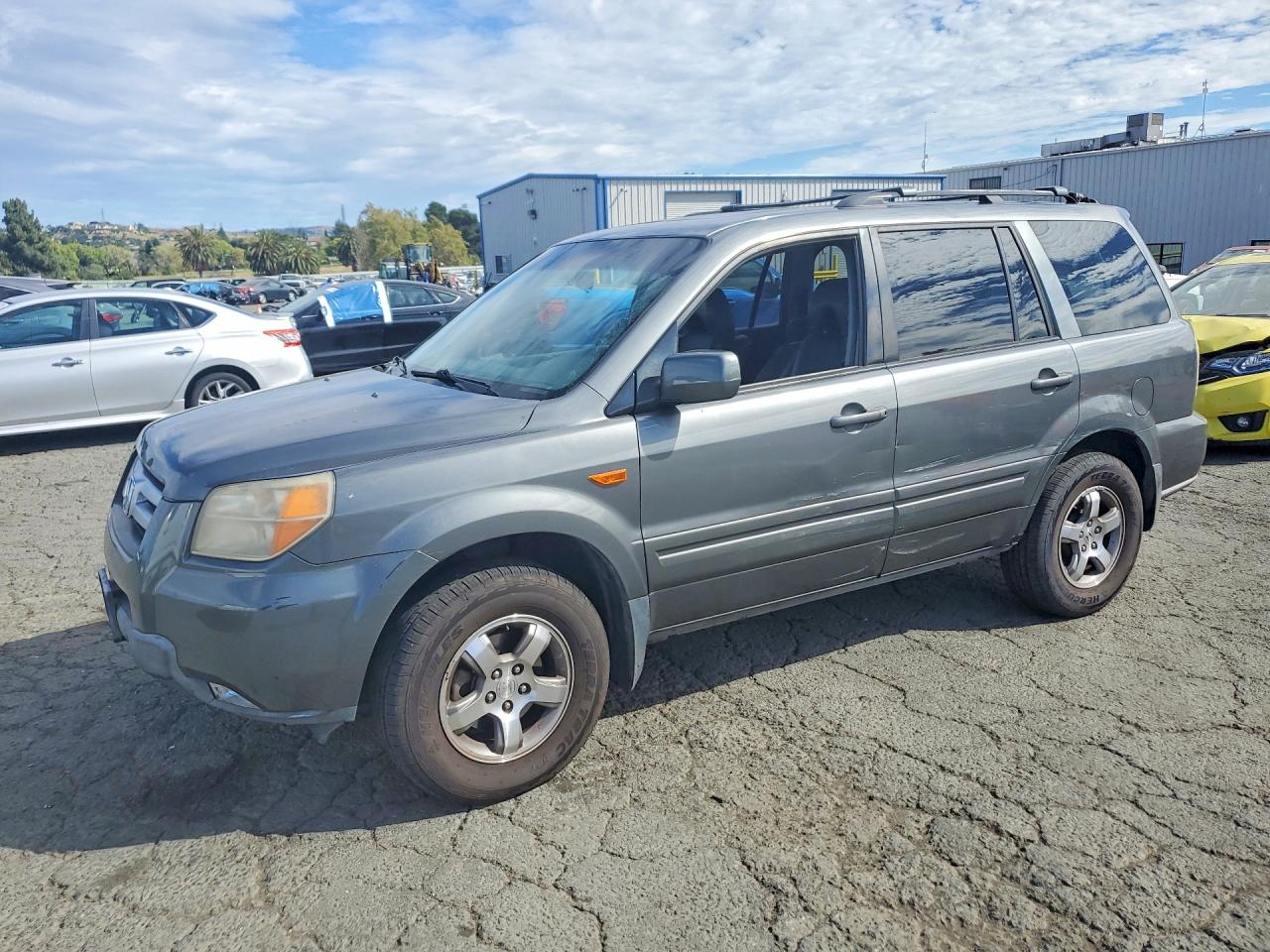 2008 Honda Pilot Exl Gray vin: 5FNYF28548B014980