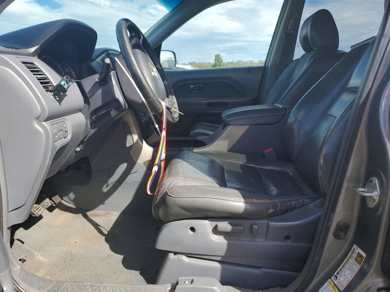 2008 Honda Pilot Exl Gray vin: 5FNYF28548B014980