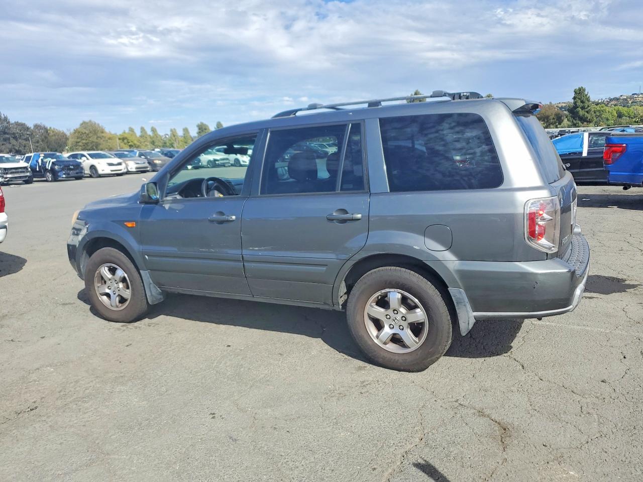 2008 Honda Pilot Exl Gray vin: 5FNYF28548B014980