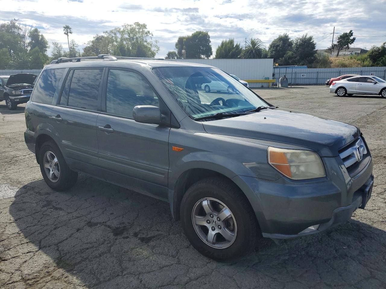 2008 Honda Pilot Exl Gray vin: 5FNYF28548B014980
