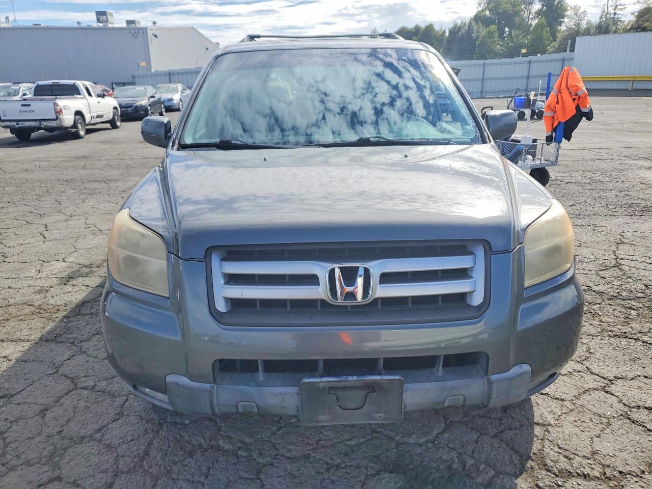 2008 Honda Pilot Exl Gray vin: 5FNYF28548B014980