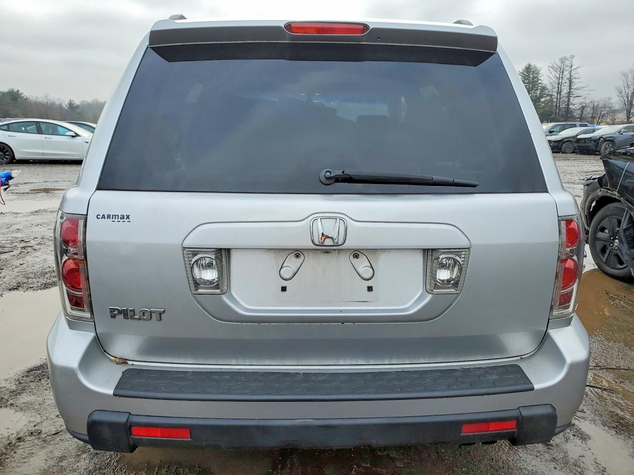 2007 Honda Pilot Exl Silver vin: 5FNYF28557B036369