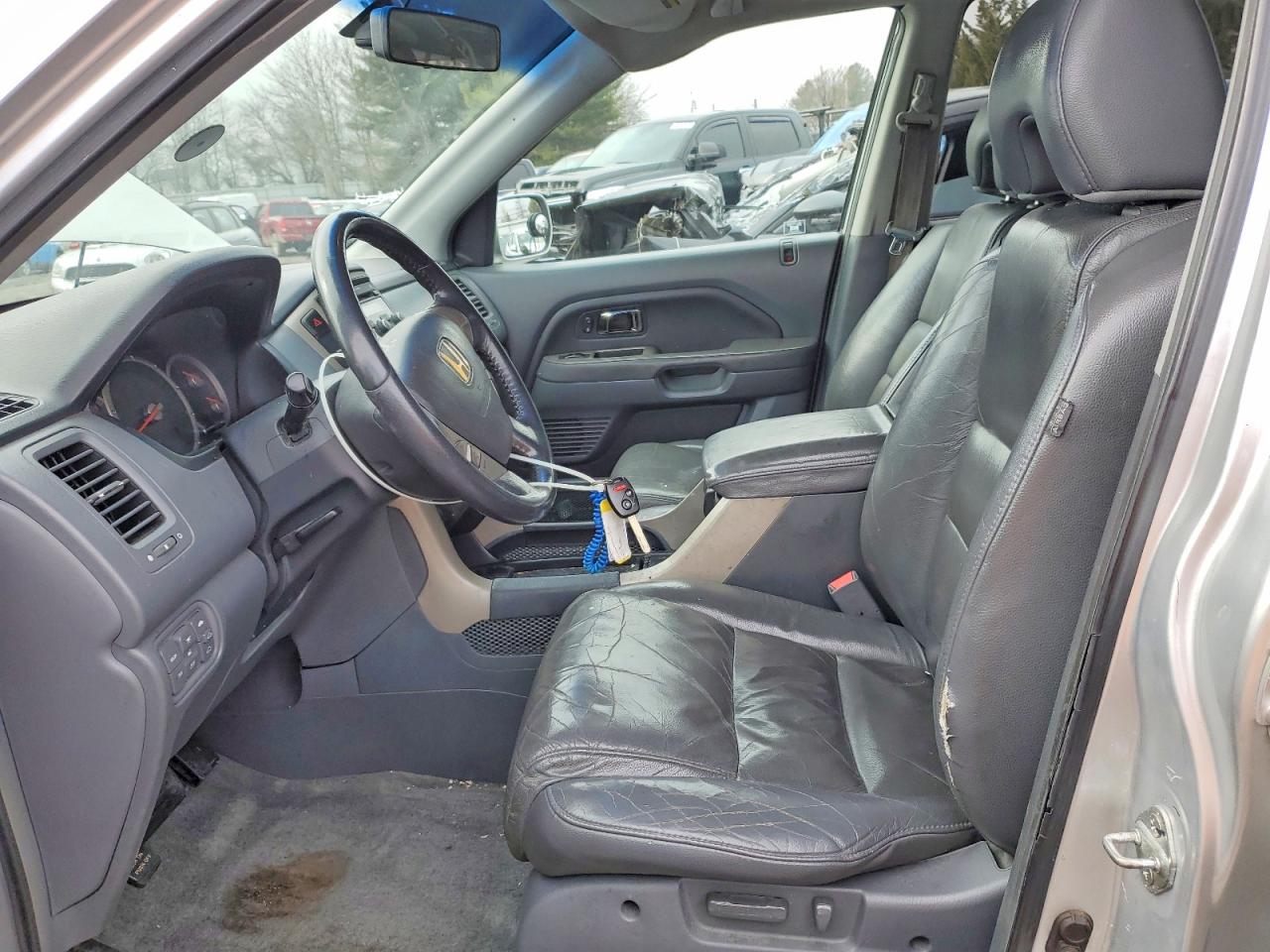 2007 Honda Pilot Exl Silver vin: 5FNYF28557B036369
