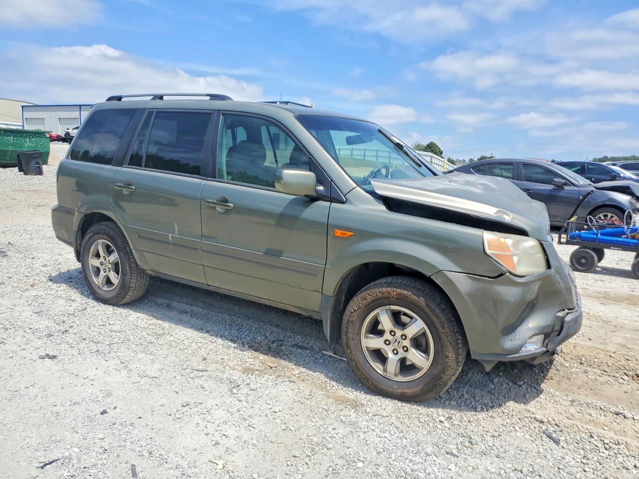 2008 Honda Pilot Exl Gray vin: 5FNYF28558B004815