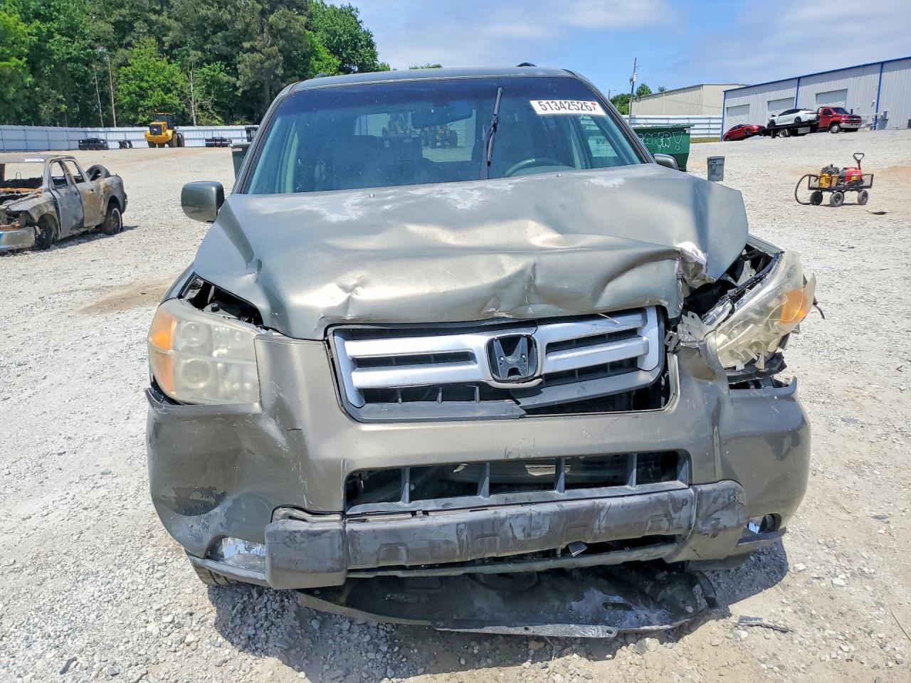 2008 Honda Pilot Exl Gray vin: 5FNYF28558B004815