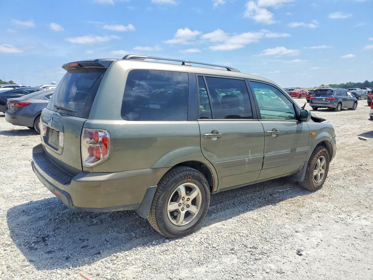 2008 Honda Pilot Exl Gray vin: 5FNYF28558B004815
