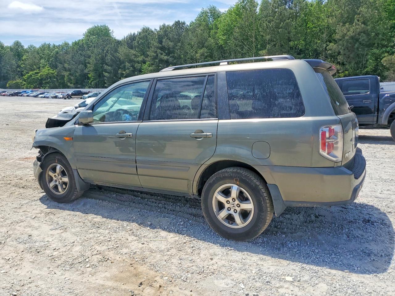 2008 Honda Pilot Exl Gray vin: 5FNYF28558B004815