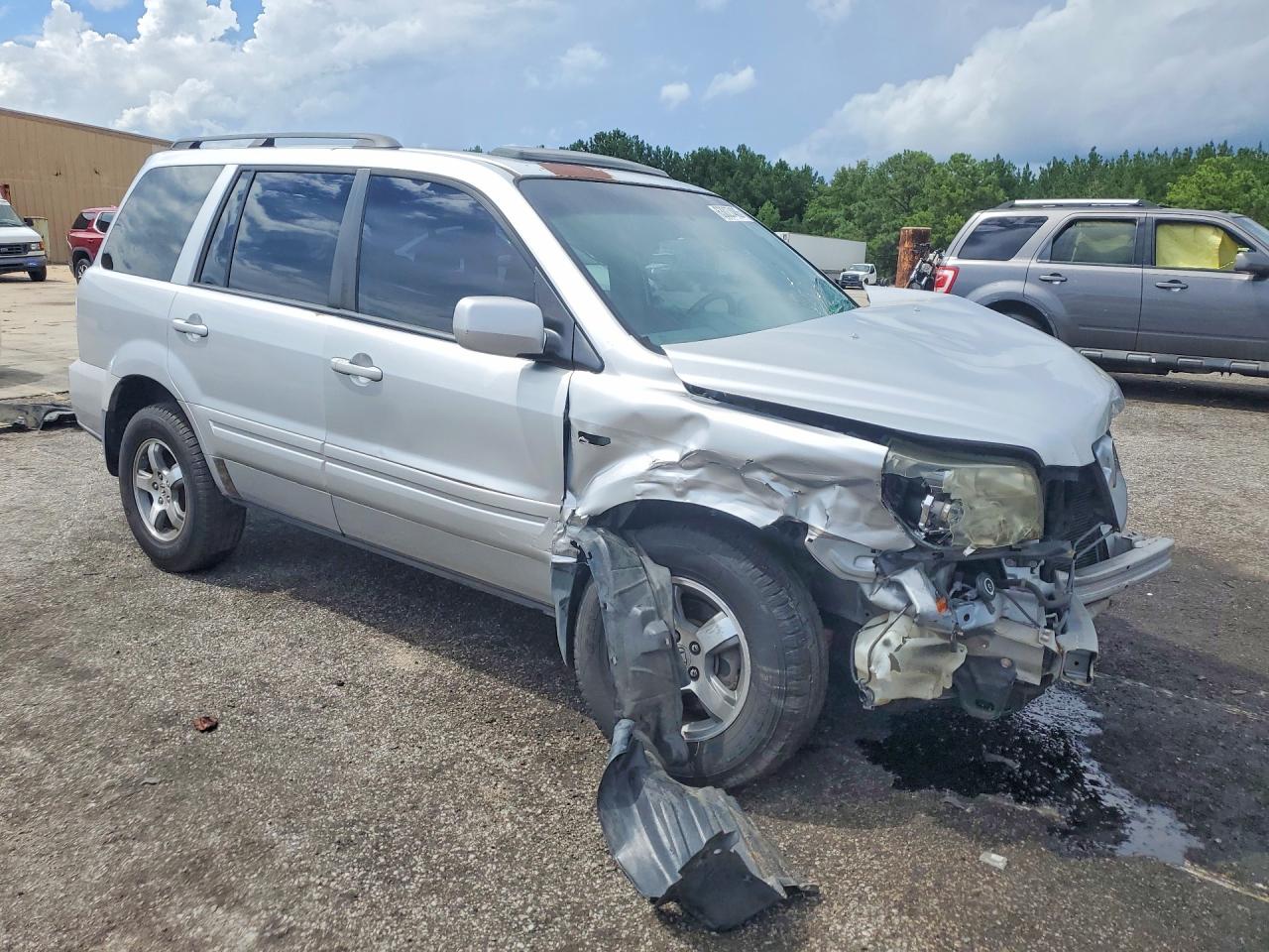 2006 Honda Pilot Ex Серебряный vin: 5FNYF28566B015027