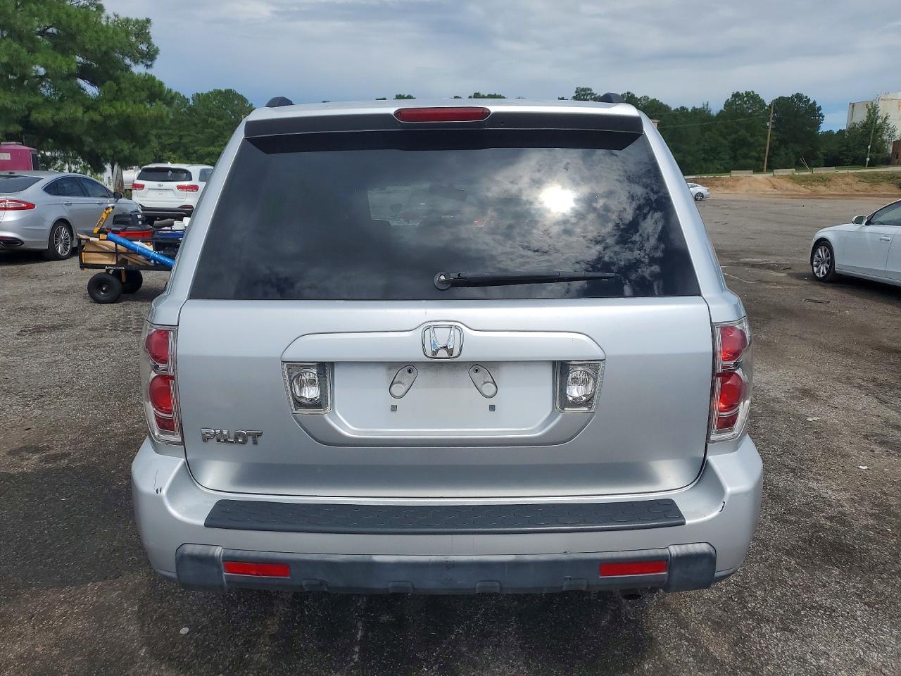 2006 Honda Pilot Ex Серебряный vin: 5FNYF28566B015027