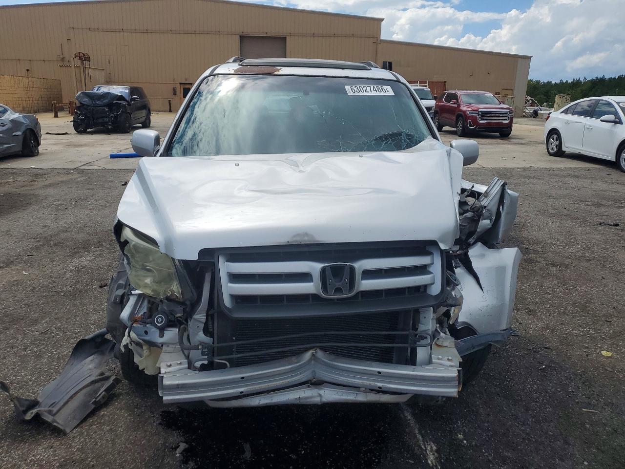 2006 Honda Pilot Ex Серебряный vin: 5FNYF28566B015027