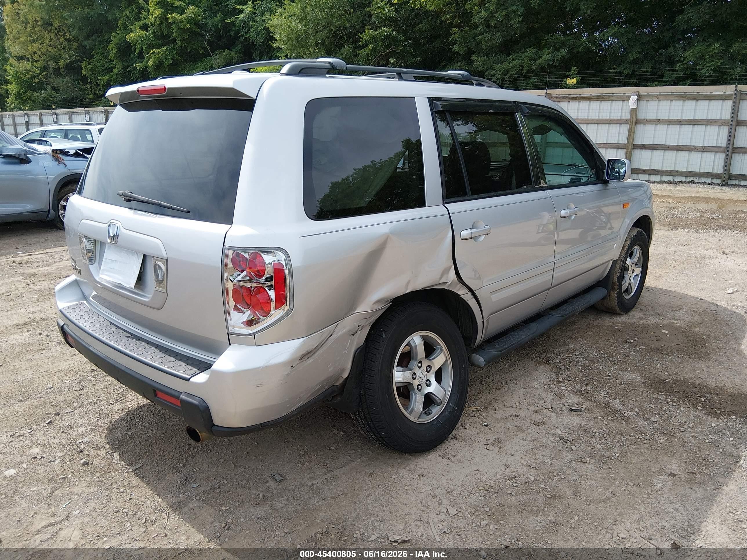 2008 Honda Pilot Ex-l Серебряный vin: 5FNYF28568B002880