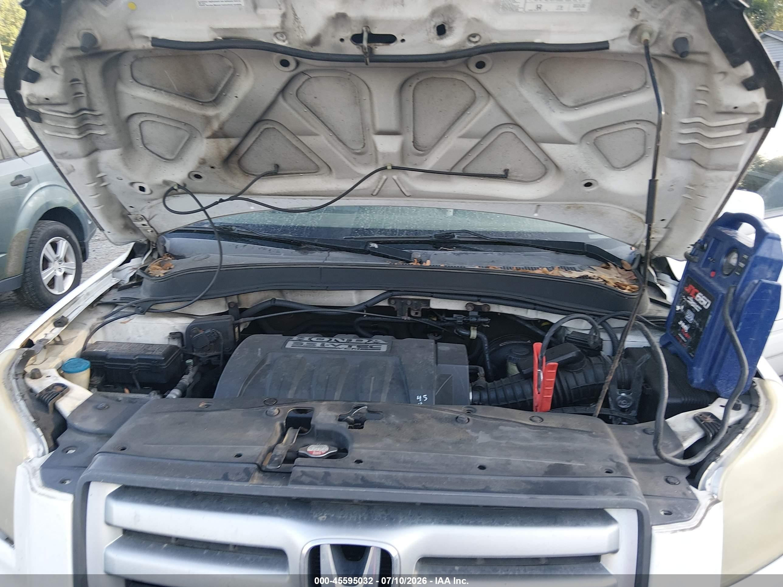 2008 Honda Pilot Ex-l Белый vin: 5FNYF28568B006234